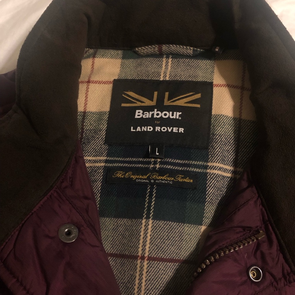 Men's Burgundy Quilted Jacket